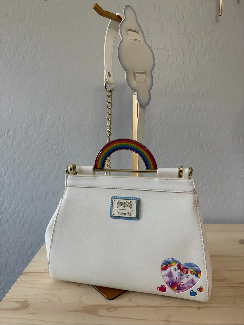 Loungefly Lisa Frank Markie Reflection Crossbody Bag